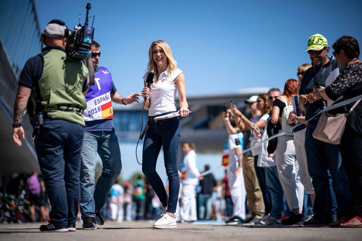 A Misano in cabina con Meda e Sanchini