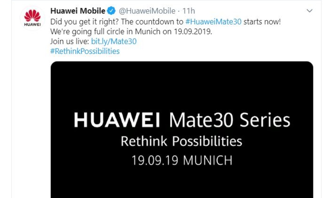 Galleria foto 'Huawei Mate 30 arriva il 19 settembre, cosa sappiamo' - foto 2