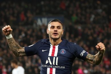 Icardi, ottobre record con il Psg (e in Champions League)