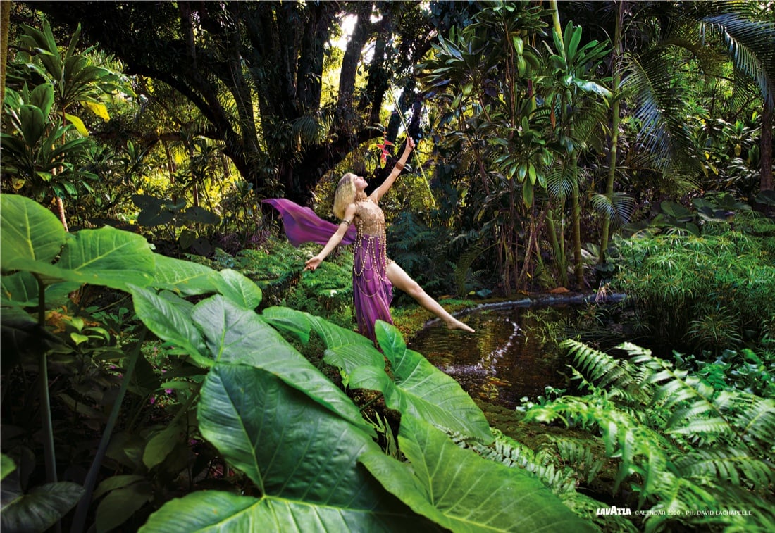 Calendario Lavazza 2020: gli scatti sono di LaChapelle