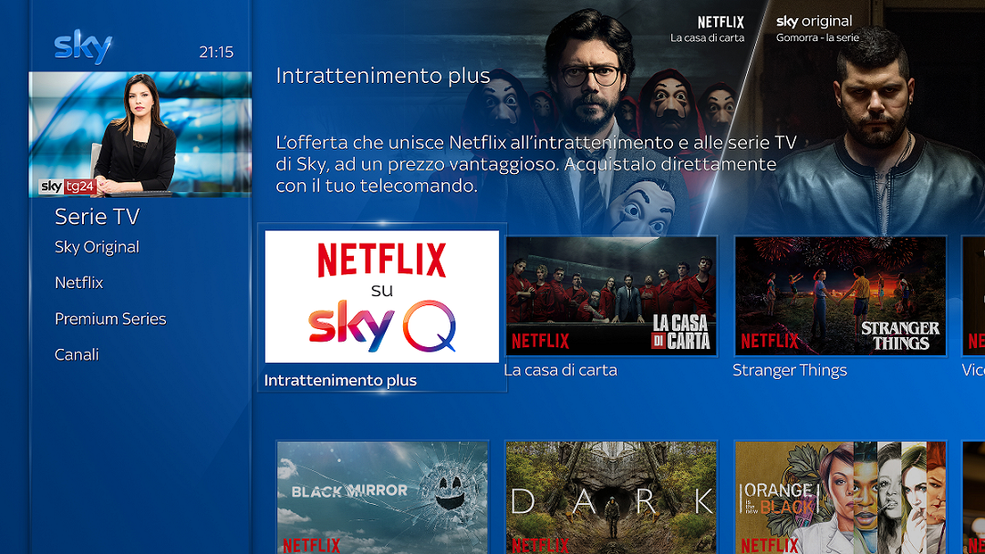 Sky-Netflix, tutto sulla nuova offerta tv Sky-Netflix, tutto sulla nuova offerta tv