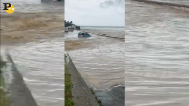 Maltempo, Aurelia allagata a Civitavecchia | video