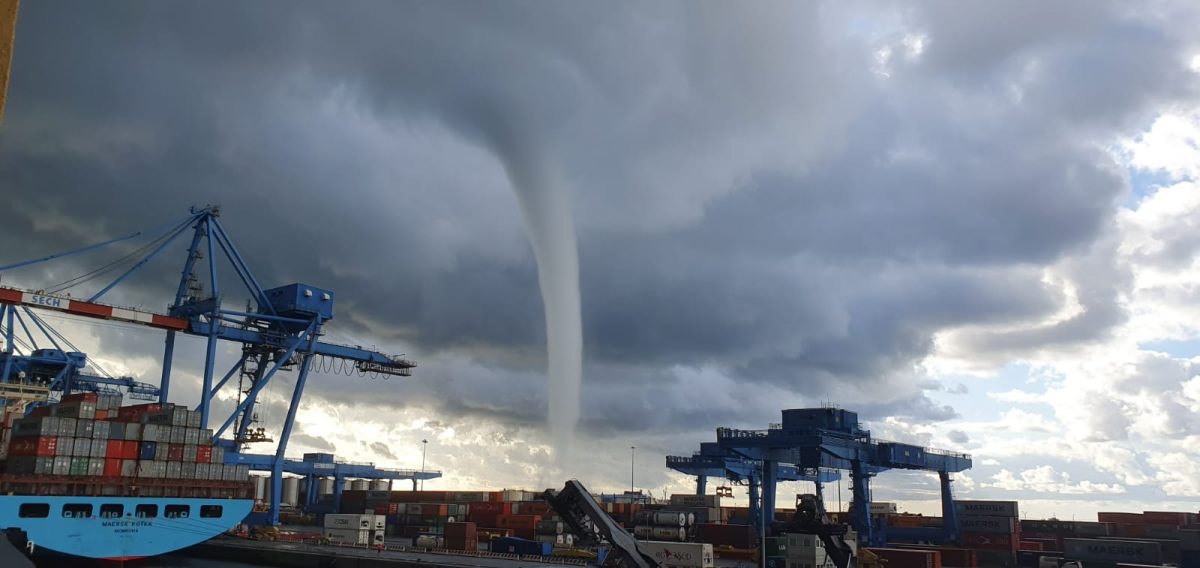 Tromba d’aria su Genova, 7 novembre | foto