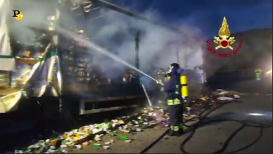 Incendiato un Tir sulla A19 all’altezza di Polizzi Generosa