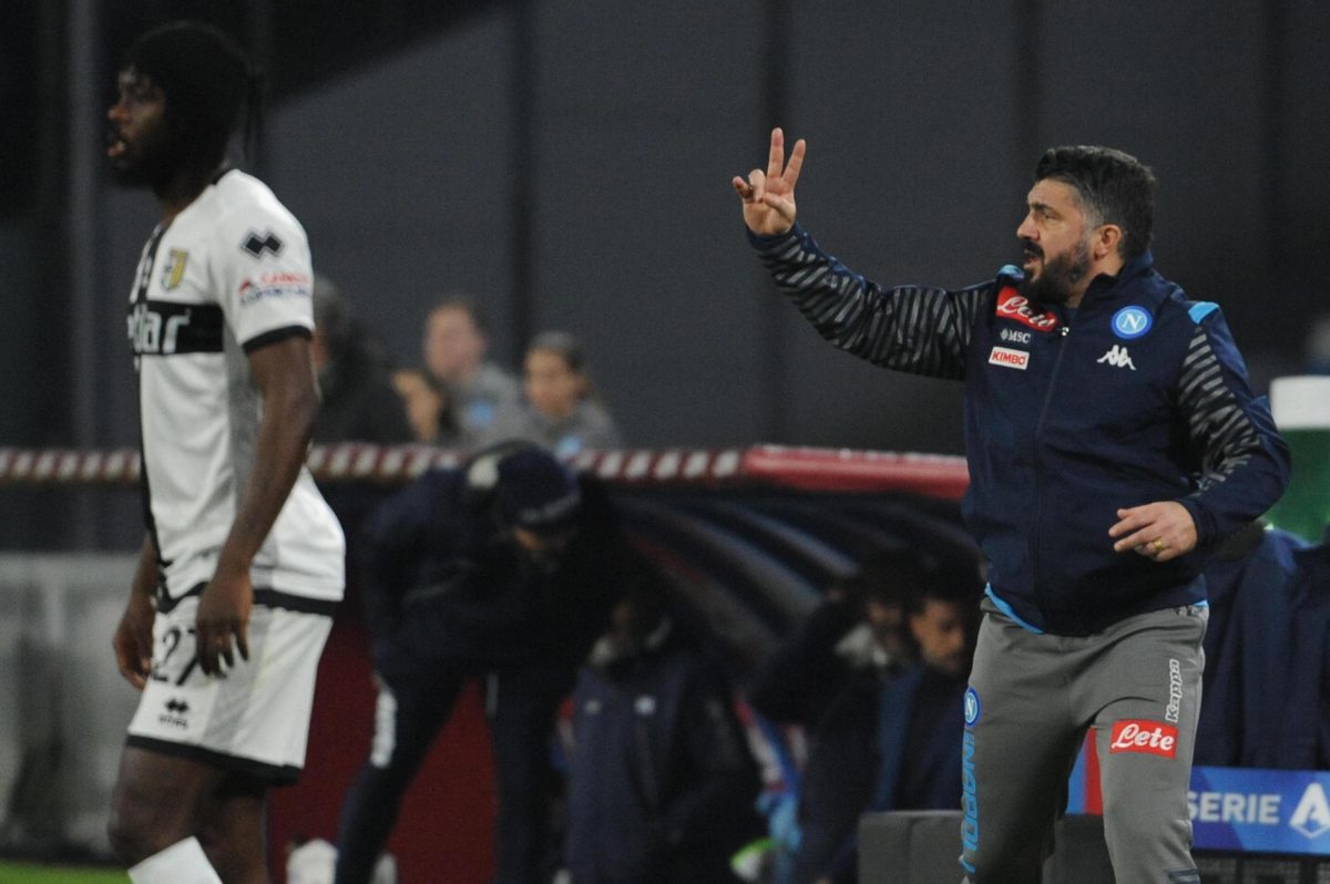 Galleria foto 'Gattuso, tutte le immagini del debutto con il Napoli' - foto 9