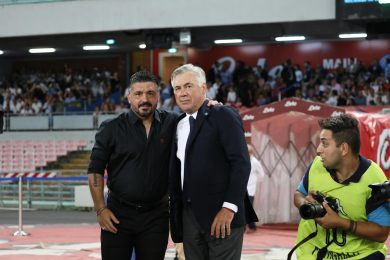 Ancelotti, rischio esonero dal Napoli. L’idea di sostituirlo con Gattuso