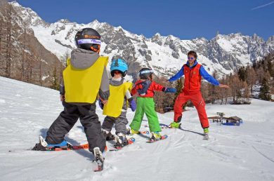 Vacanze sulla neve a misura di bambino