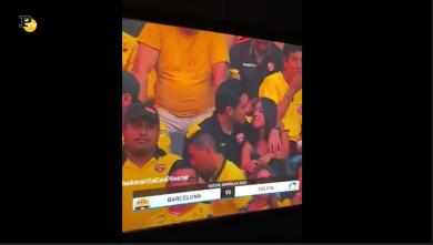 Probabile tradimento in diretta Tv durante una partita di calcio