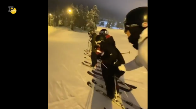 Un’impresa di sci spettacolare