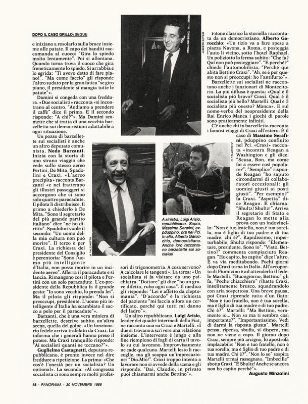 La sai l’ultima su Craxi?