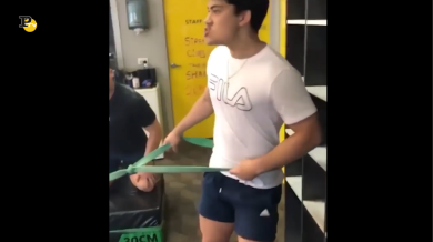 Una corsa con il botto