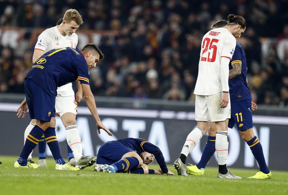 Galleria foto 'Zaniolo, infortunio al ginocchio e lacrime durante Roma-Juventus' - foto 2