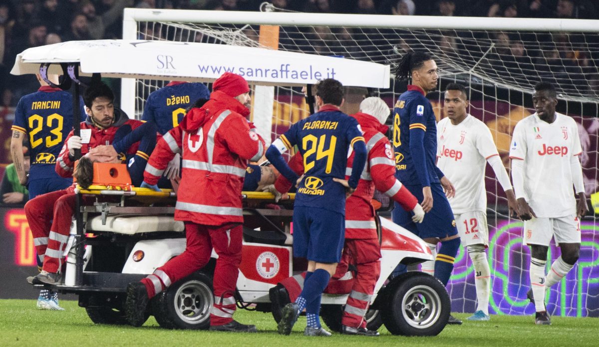 Galleria foto 'Zaniolo, infortunio al ginocchio e lacrime durante Roma-Juventus' - foto 4