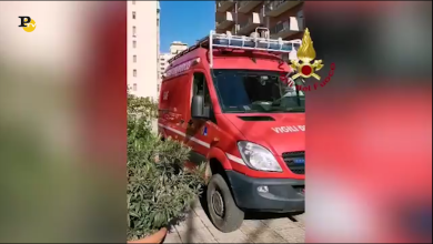 Operazione di soccorso domestico dei Vigili del Fuoco di Palermo