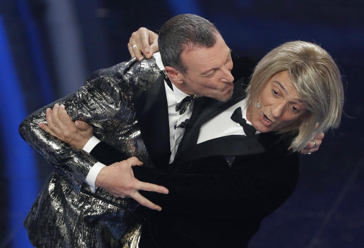 Galleria foto 'Sanremo 2020: Morgan attacca Bugo che lascia il palco, squalificati dal Festival' - foto 6