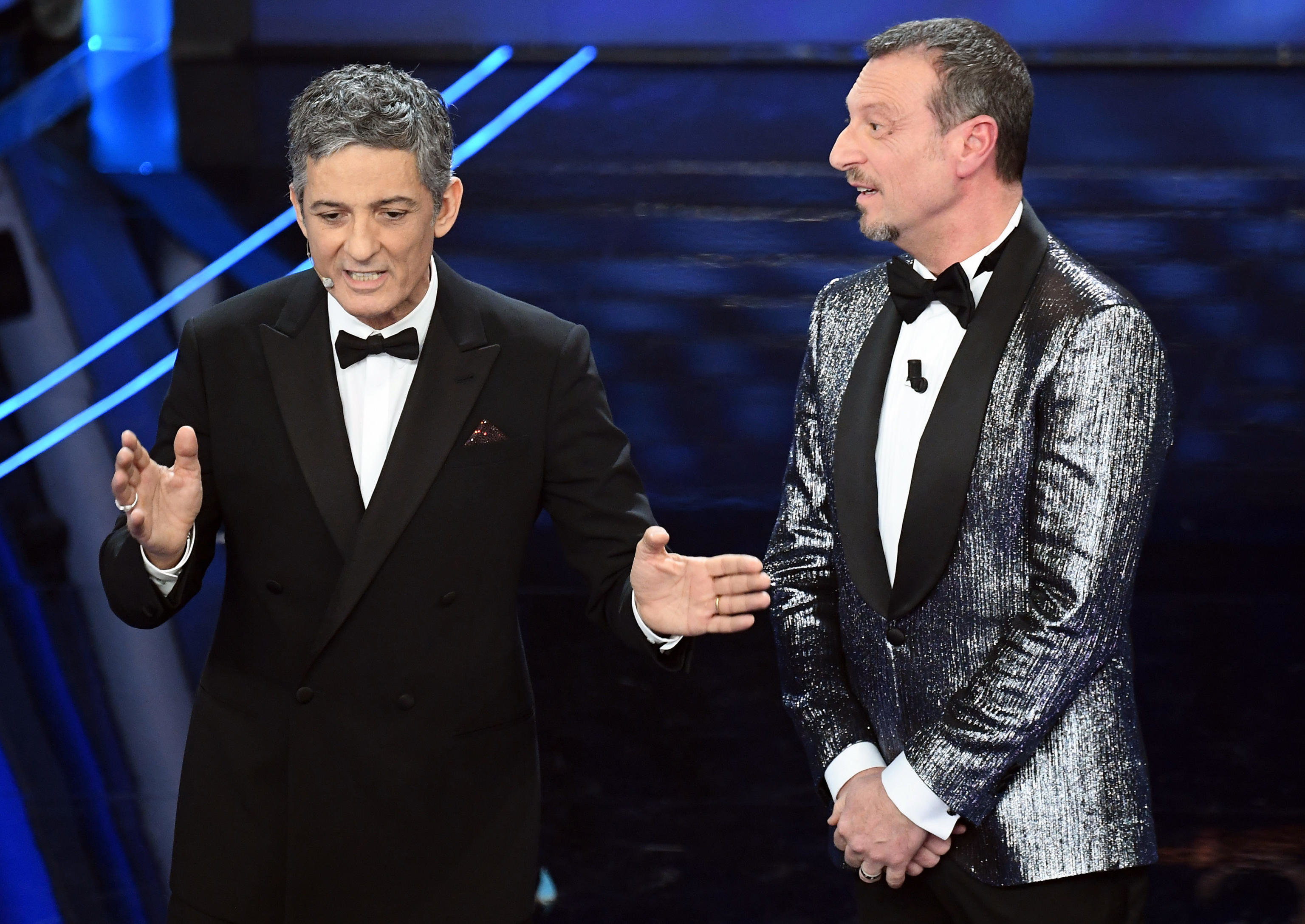 Sanremo 2020: buona la prima per Amadeus, Tiziano Ferro in lacrime Sanremo 2020: buona la prima per Amadeus, Tiziano Ferro in lacrime