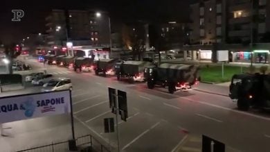 Coronavirus, l’Esercito sposta le bare da Bergamo