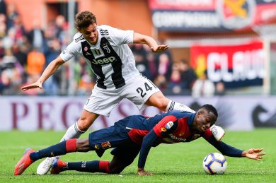 Rugani positivo al Coronavirus: Juventus e Inter in quarantena