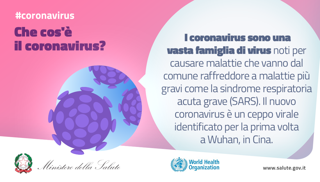 Coronavirus: dieci comportamenti da seguire