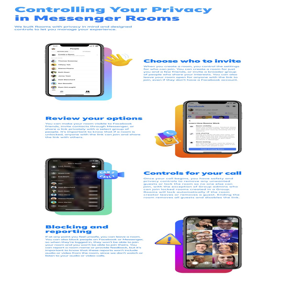 Galleria foto 'Con Messenger Rooms le videochiamate su Facebook diventano una festa' - foto 6
