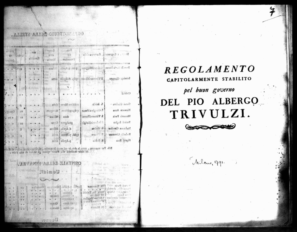 Pio Albergo Trivulzio: la lunga e difficile storia della “Baggina” (1771-2020)