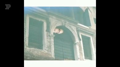 Una medusa nuota nell’acqua chiara di Venezia