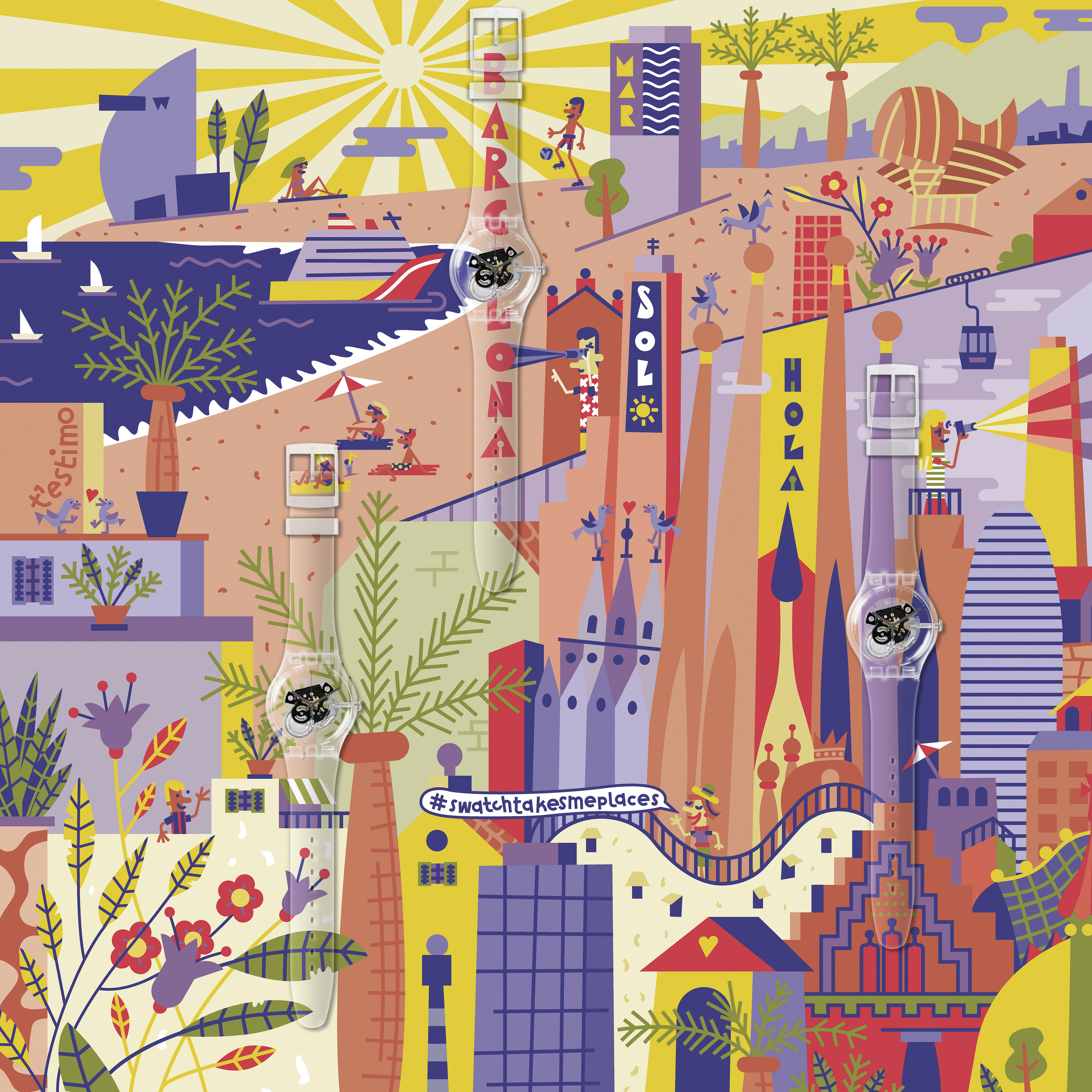 Il giro del mondo diventa social con Swatch