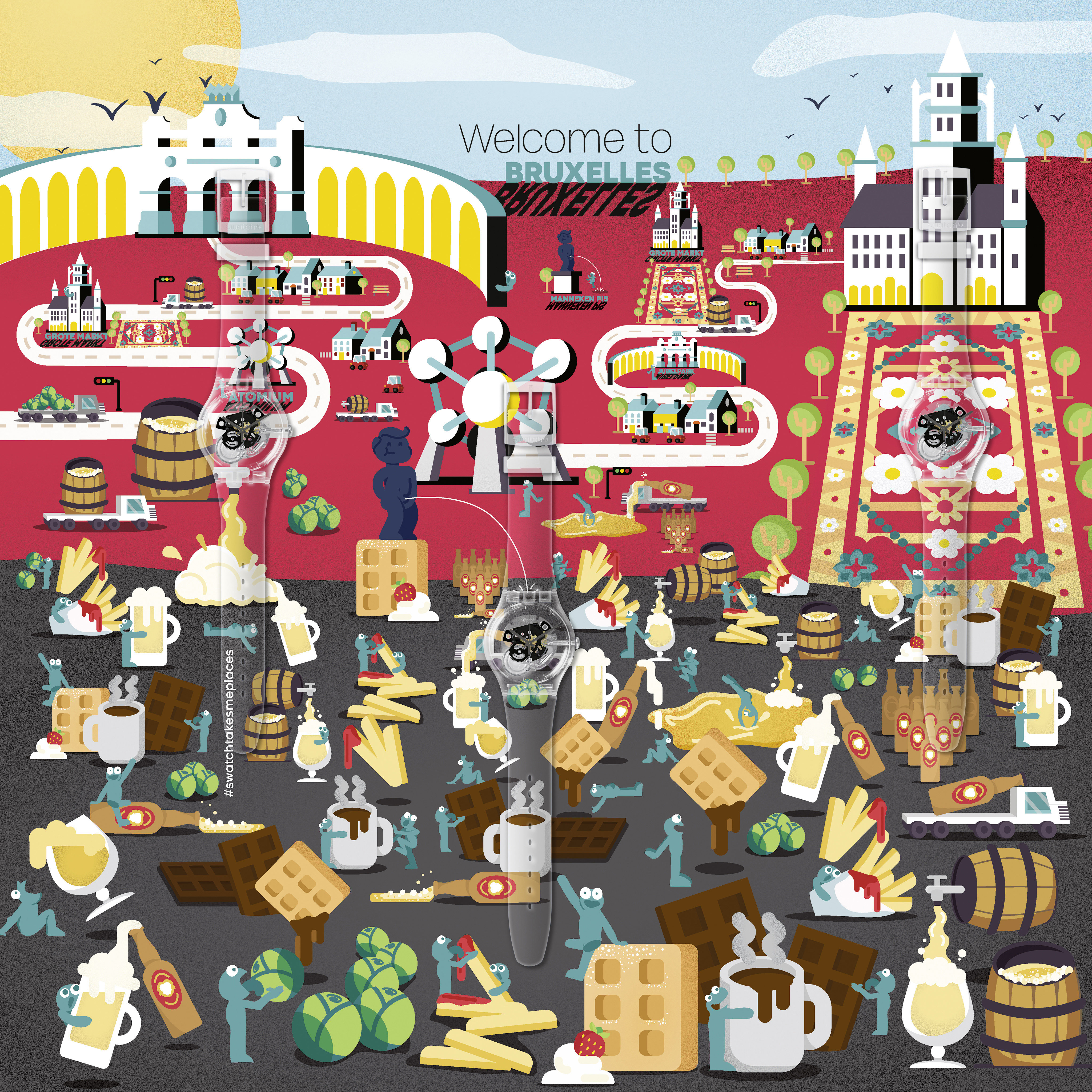 Il giro del mondo diventa social con Swatch