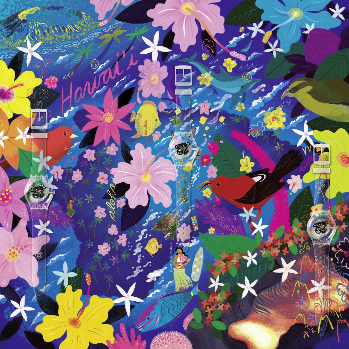 Galleria foto 'Il giro del mondo diventa social con Swatch' - foto 24