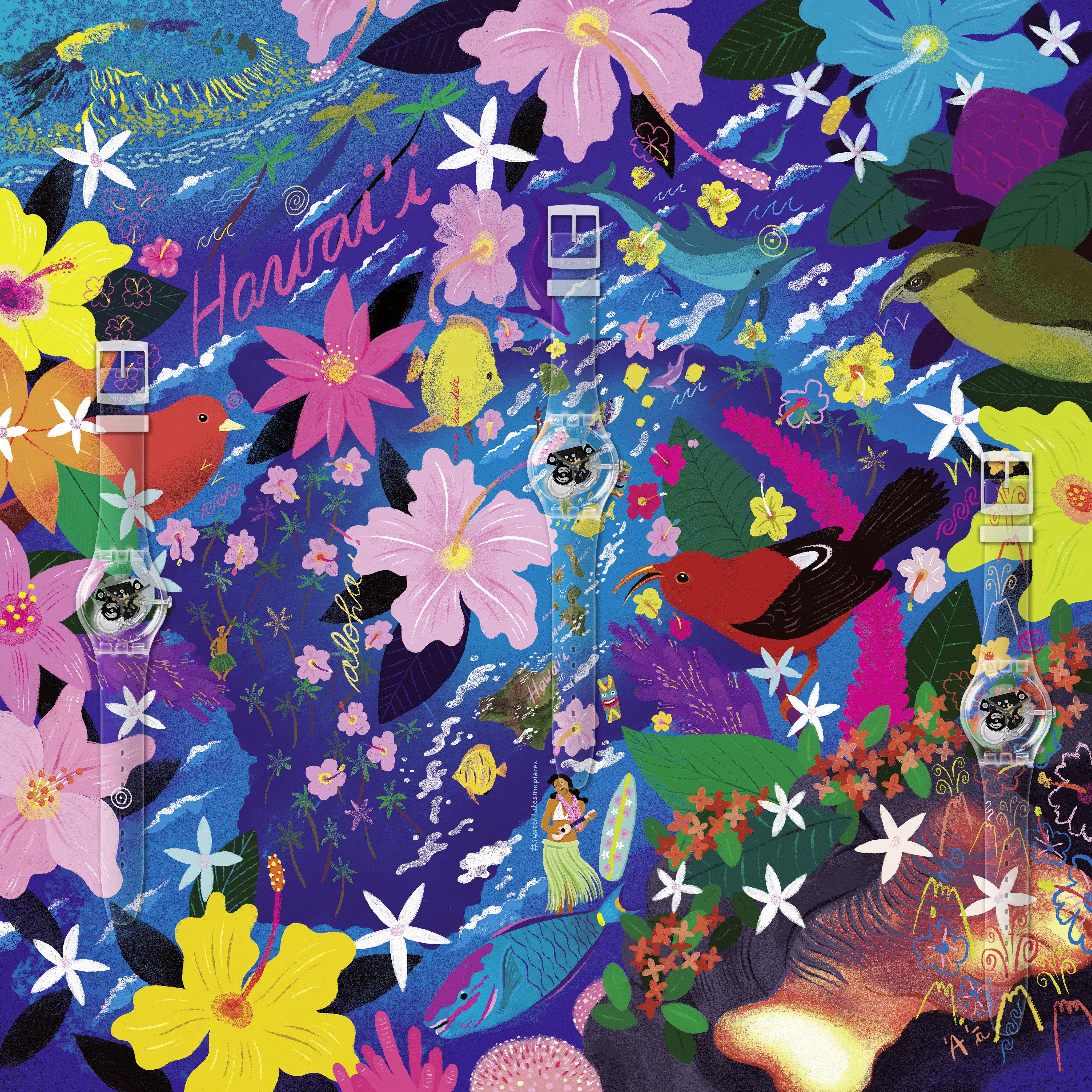 Il giro del mondo diventa social con Swatch