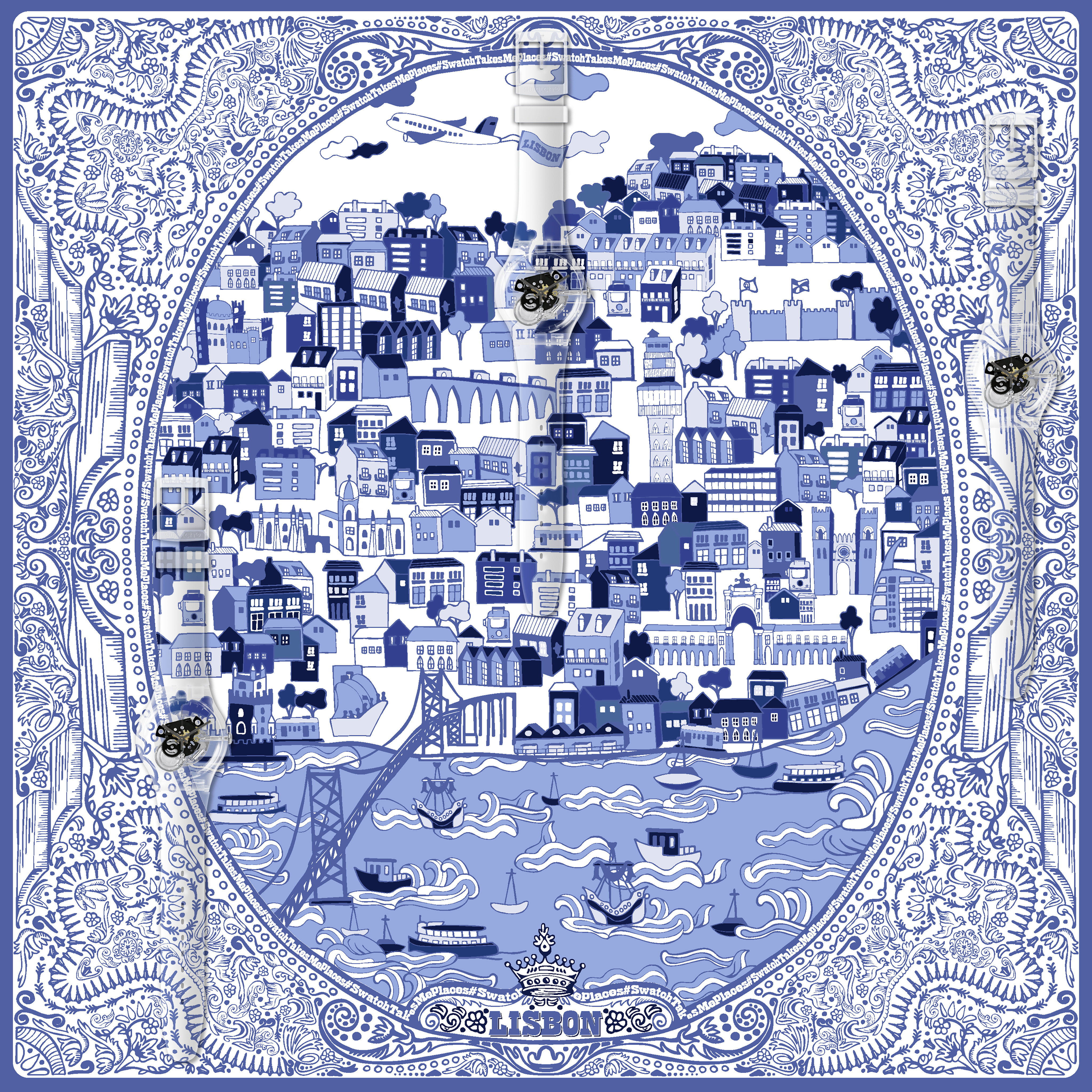 Il giro del mondo diventa social con Swatch