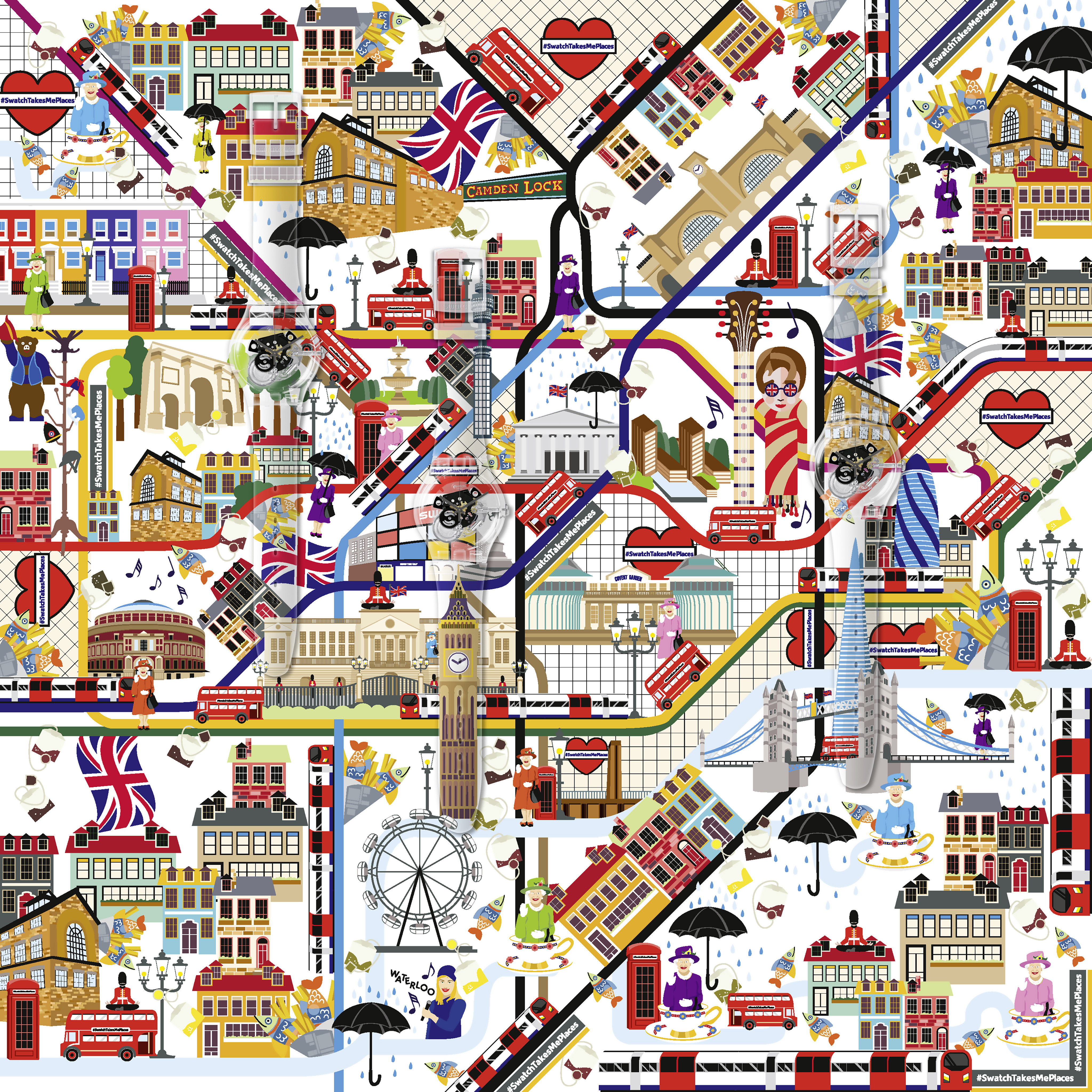 Il giro del mondo diventa social con Swatch