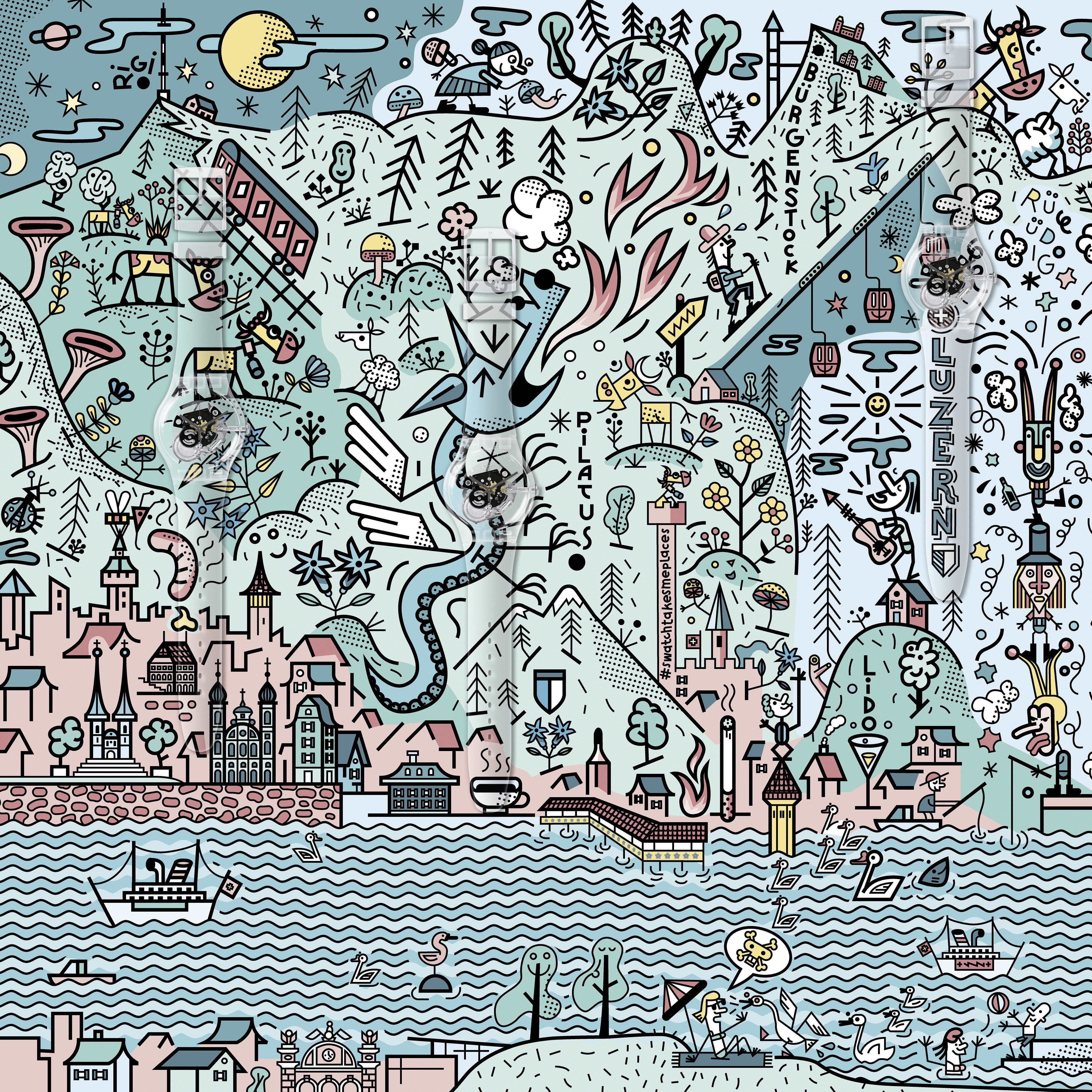 Il giro del mondo diventa social con Swatch