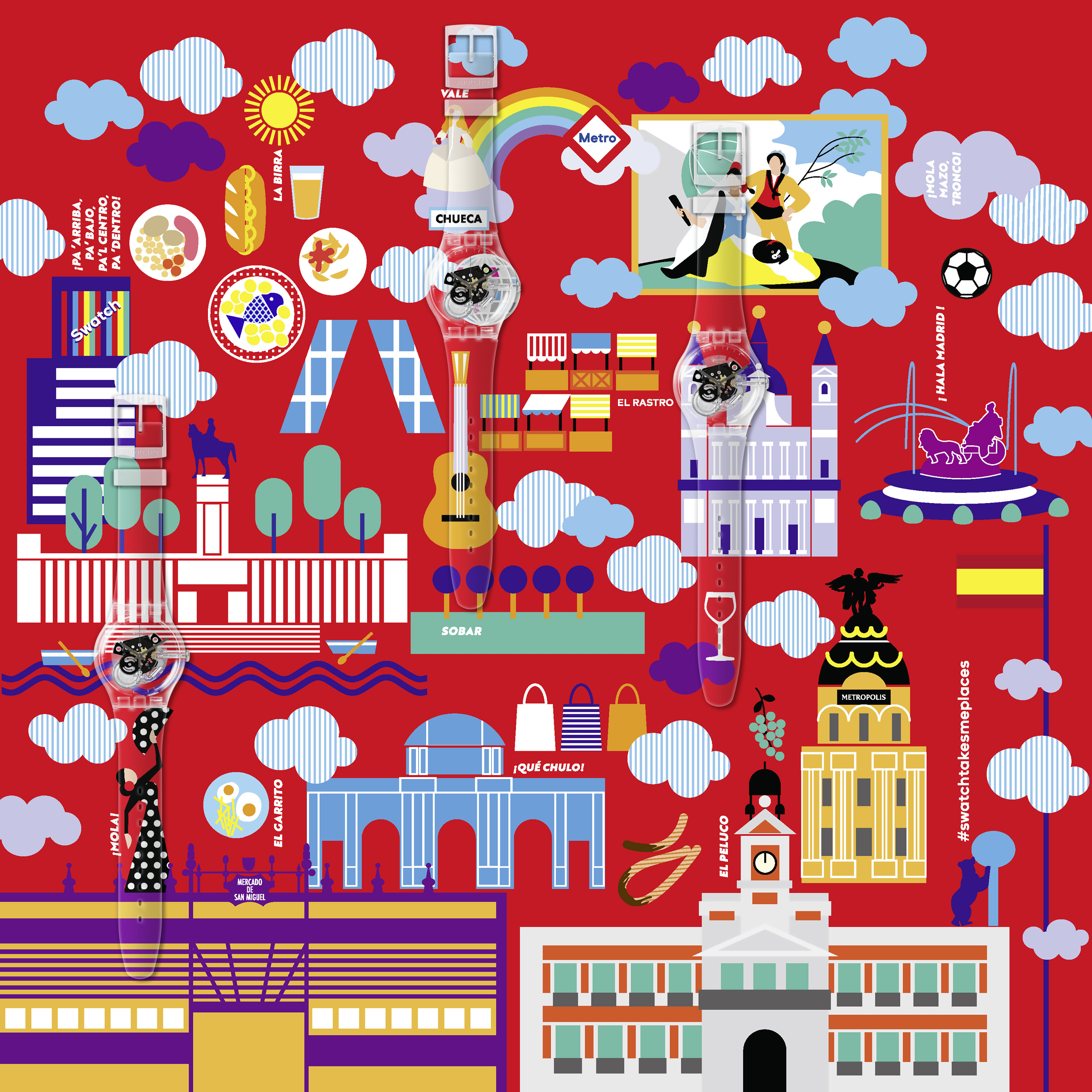 Il giro del mondo diventa social con Swatch