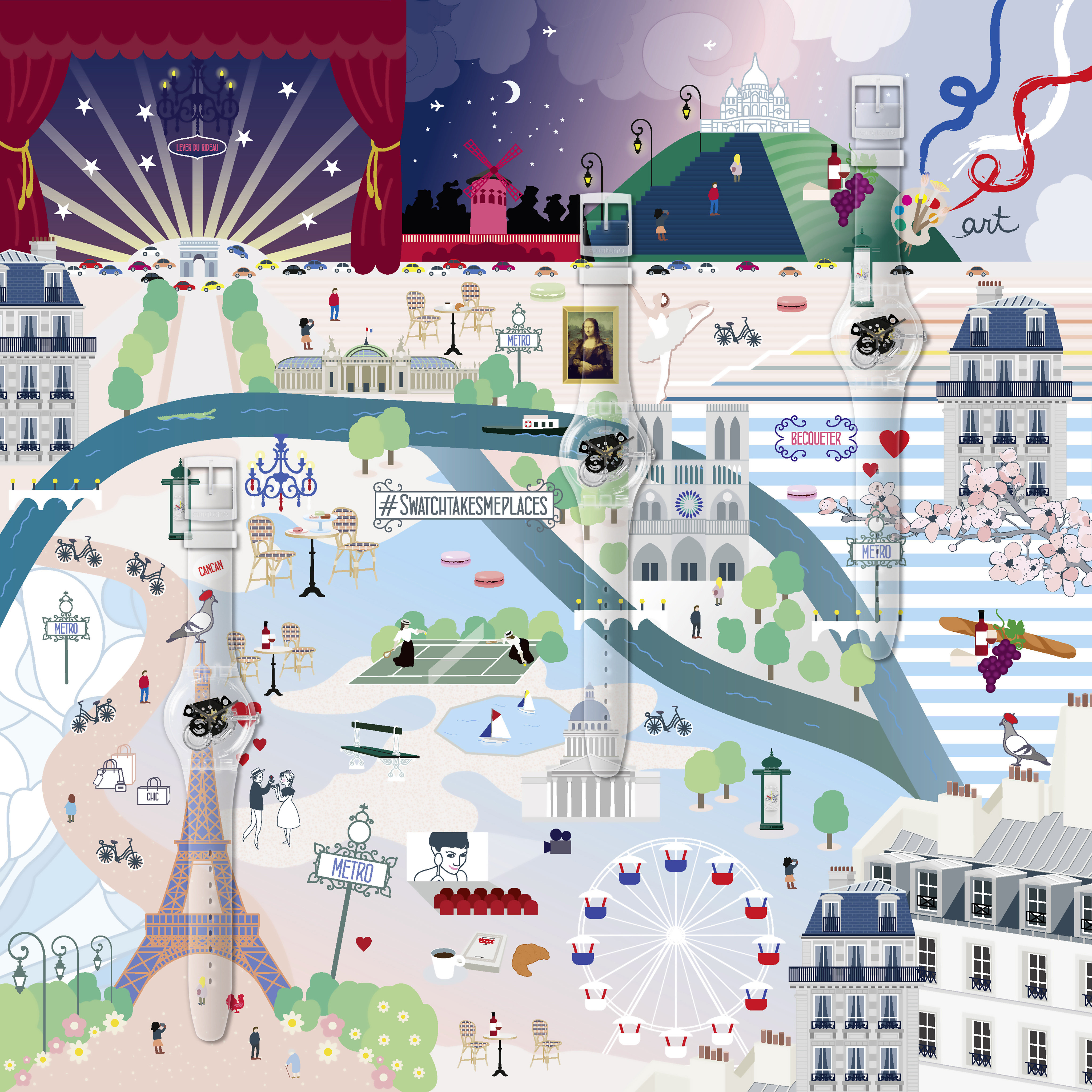 Il giro del mondo diventa social con Swatch