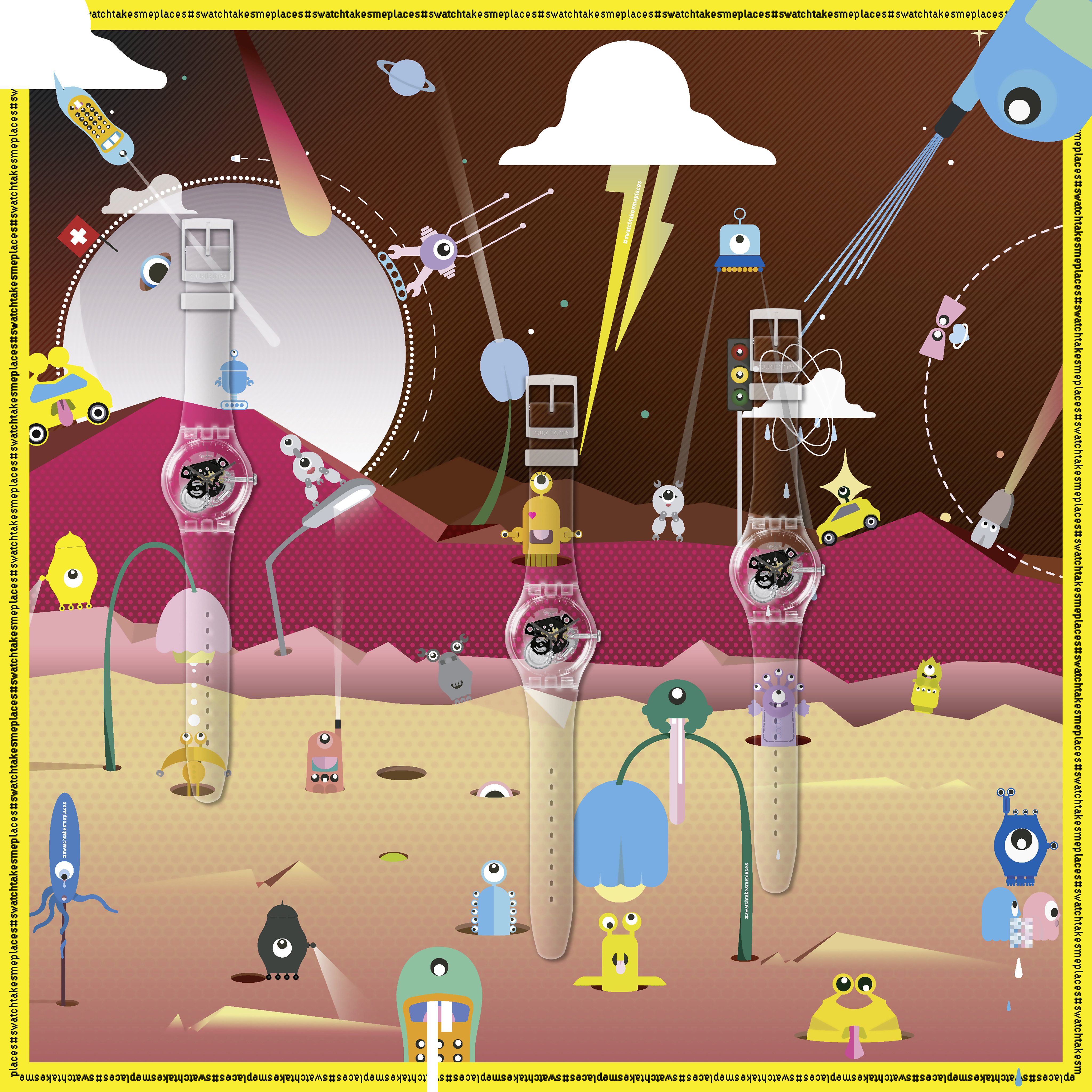 Il giro del mondo diventa social con Swatch