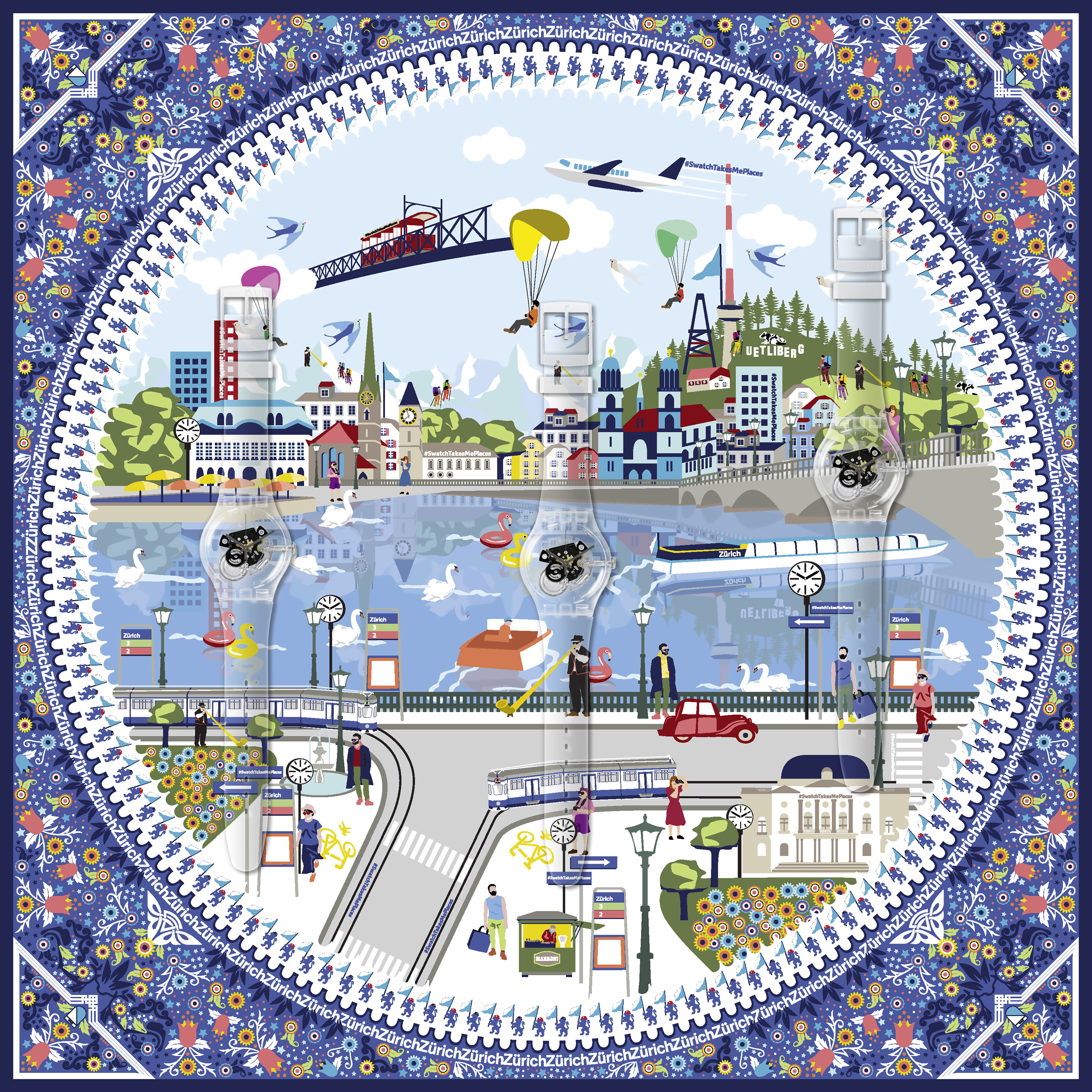 Il giro del mondo diventa social con Swatch