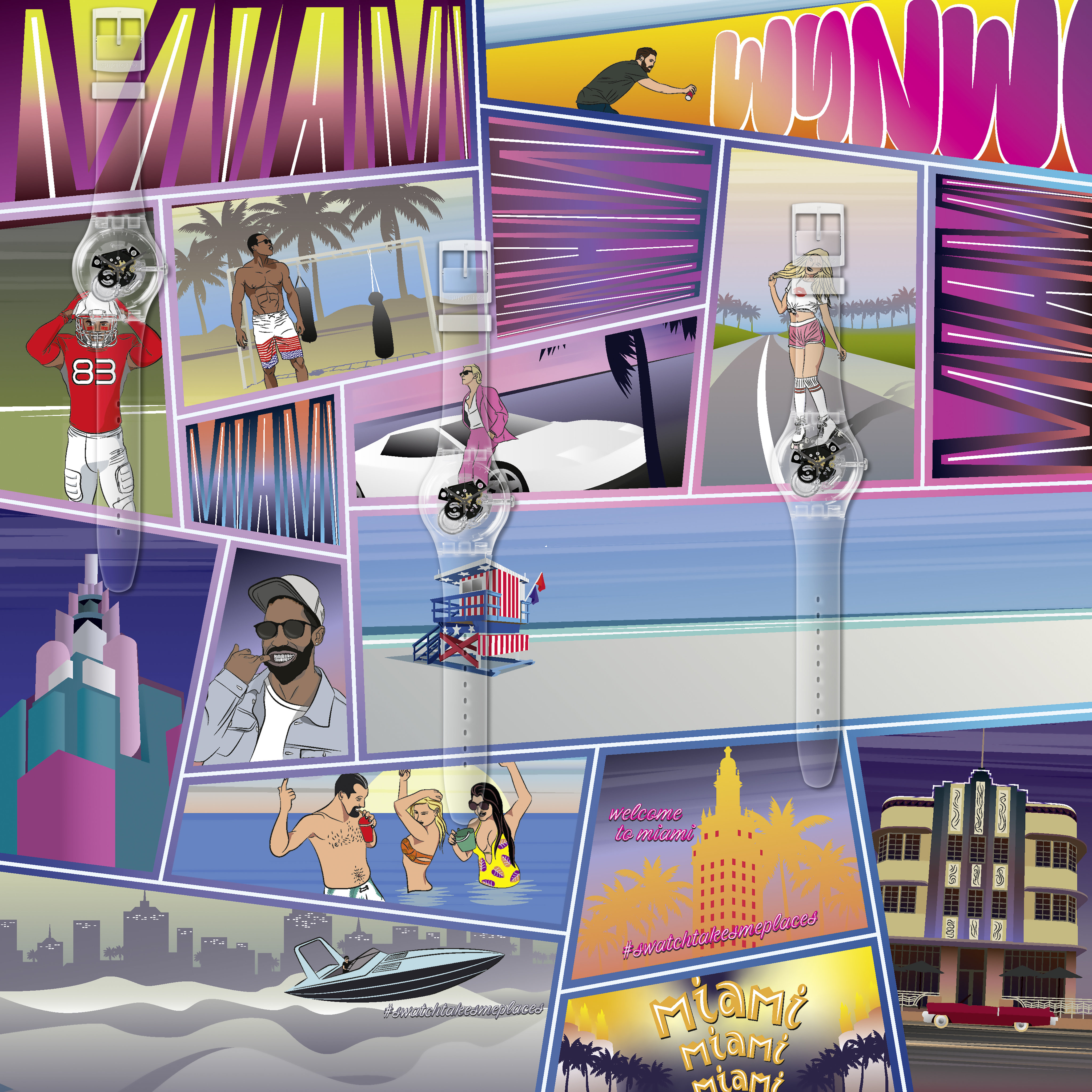 Il giro del mondo diventa social con Swatch