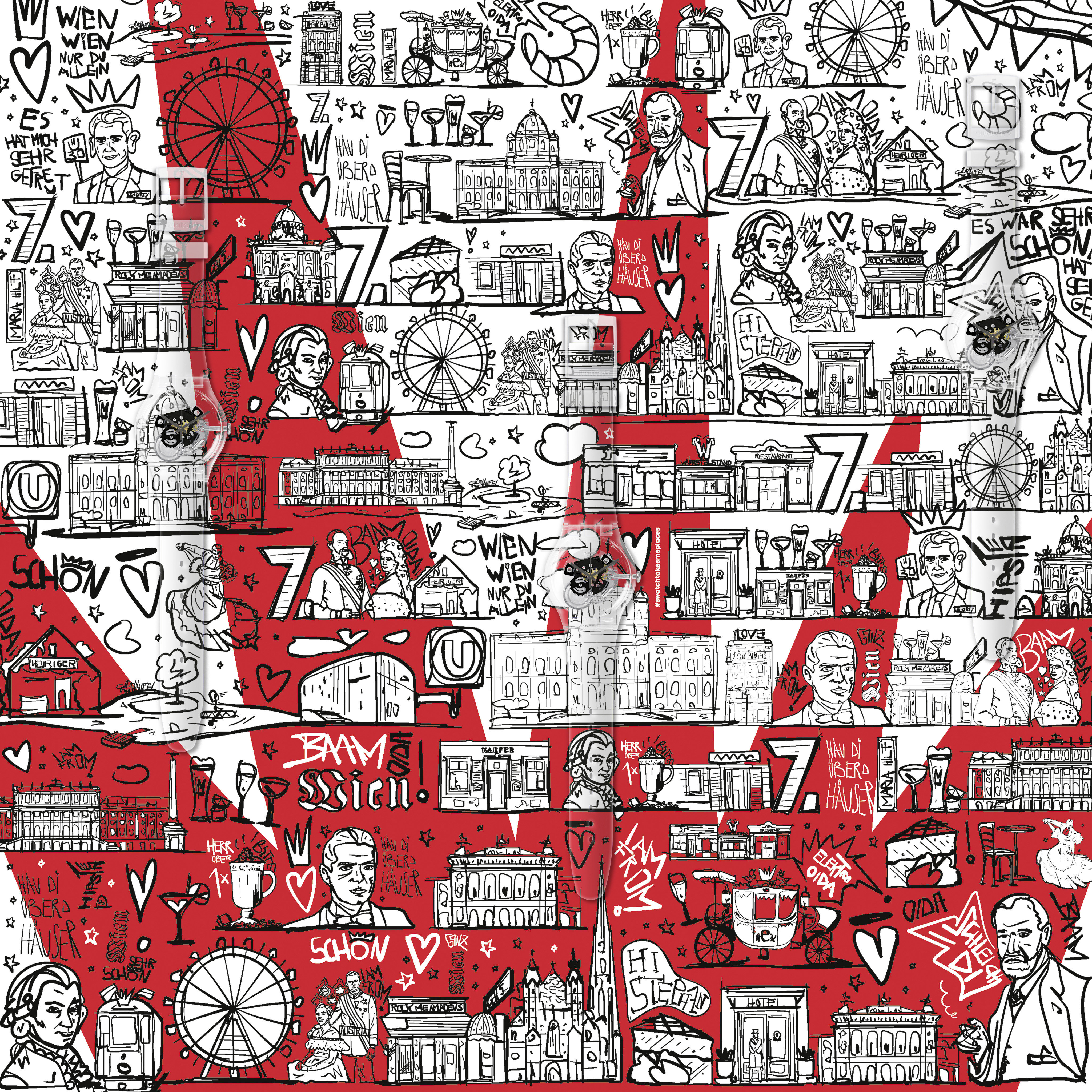 Il giro del mondo diventa social con Swatch