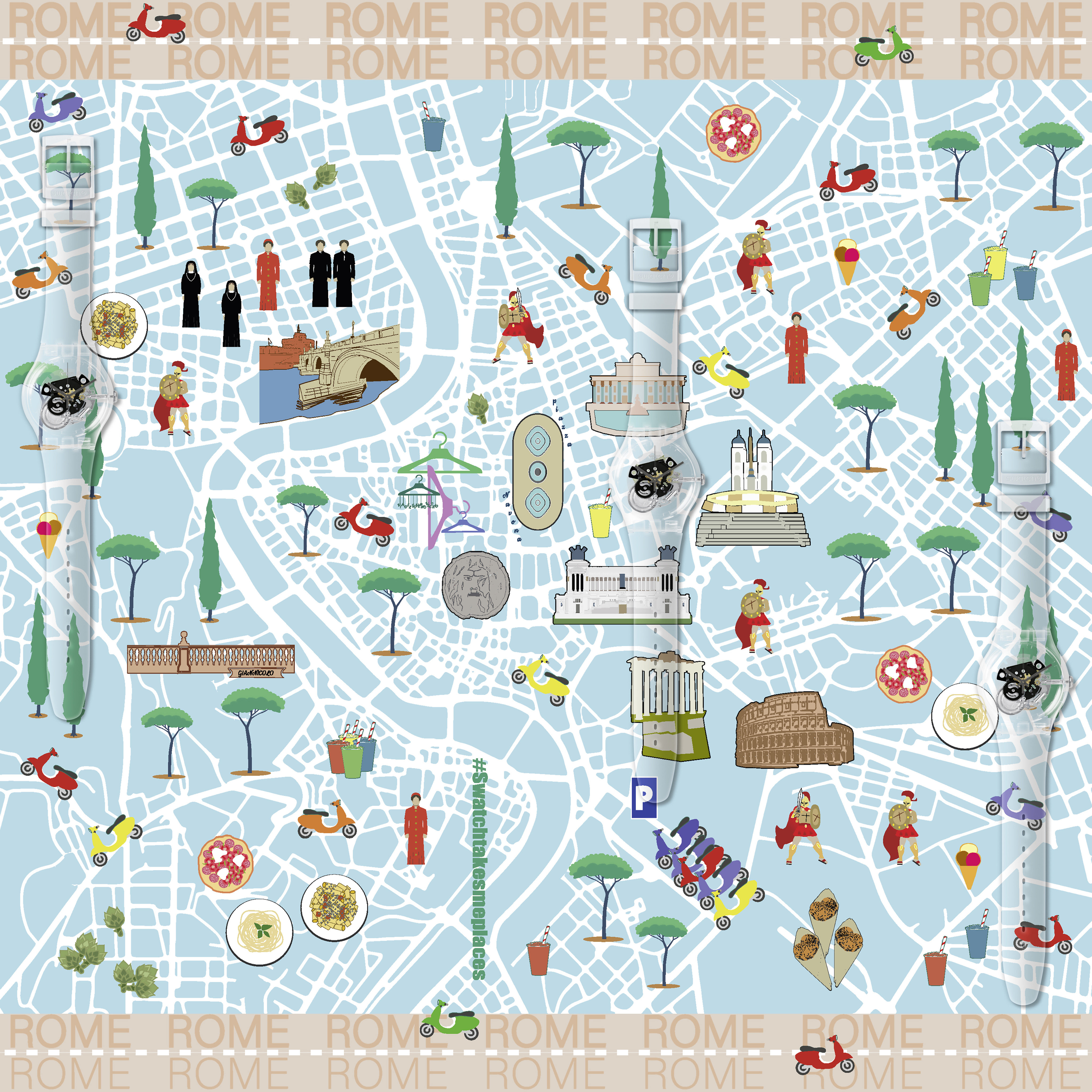 Il giro del mondo diventa social con Swatch