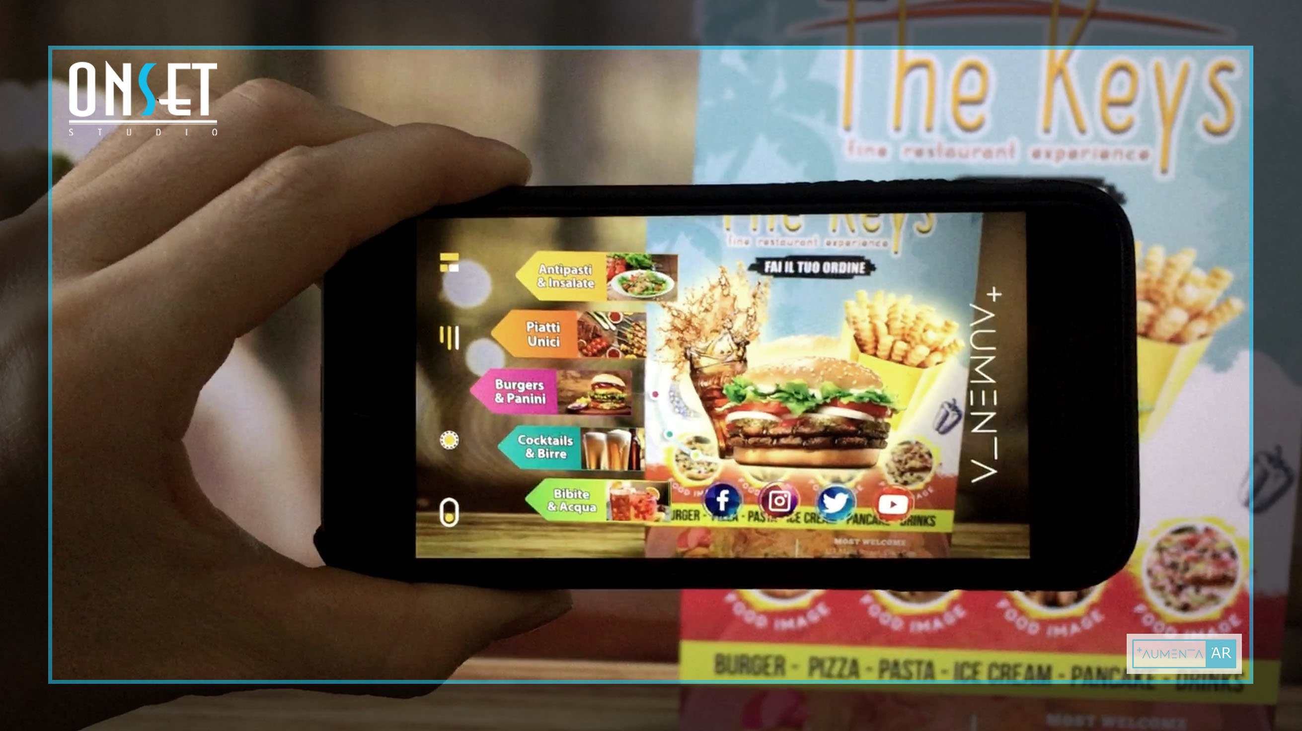 La App per ordinare online al ristorante