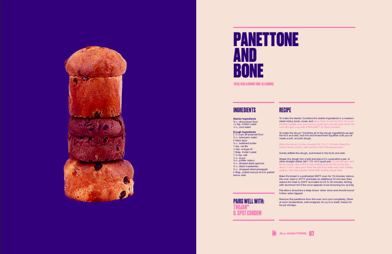 Trojan Condoms pubblica un libro di ricette