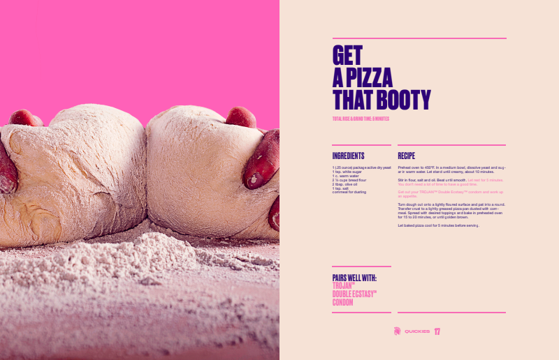 Trojan Condoms pubblica un libro di ricette