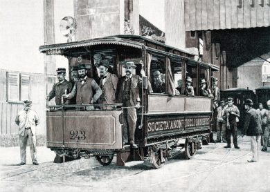 Milano e il trasporto urbano: storia e foto