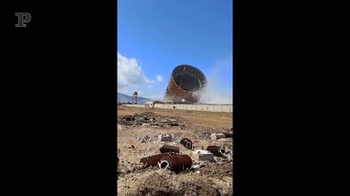 Ecco la Siria che “cade a pezzi”, il crollo della torre