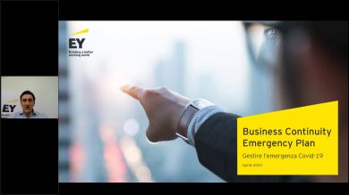 Lezione 1: Business Continuity Emergency Plan