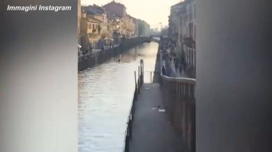 Fase 2; folla sui Navigli per l’aperitivo