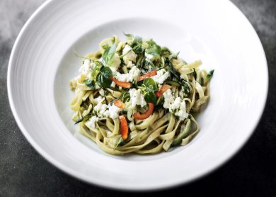 Cuciniamo insieme: Fettuccine leggere (ricotta e peperoni)