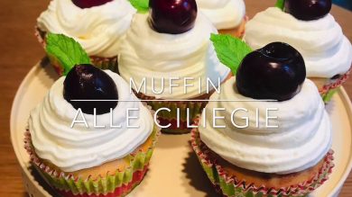 Cuciniamo insieme: muffin alle ciliegie
