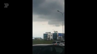 Tromba d’aria nel novarese, le immagini spettacolari